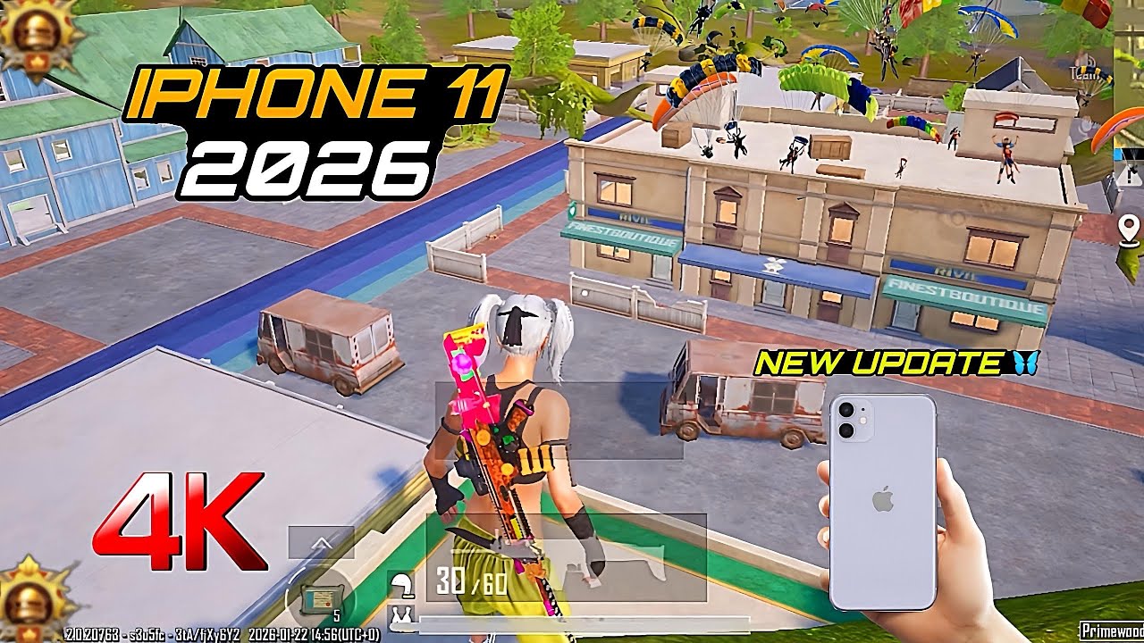 IPHONE 11 PUBG TEST IN 2026🔥/ 4.2 update livik gameplay 😍/pubg gaming test result
