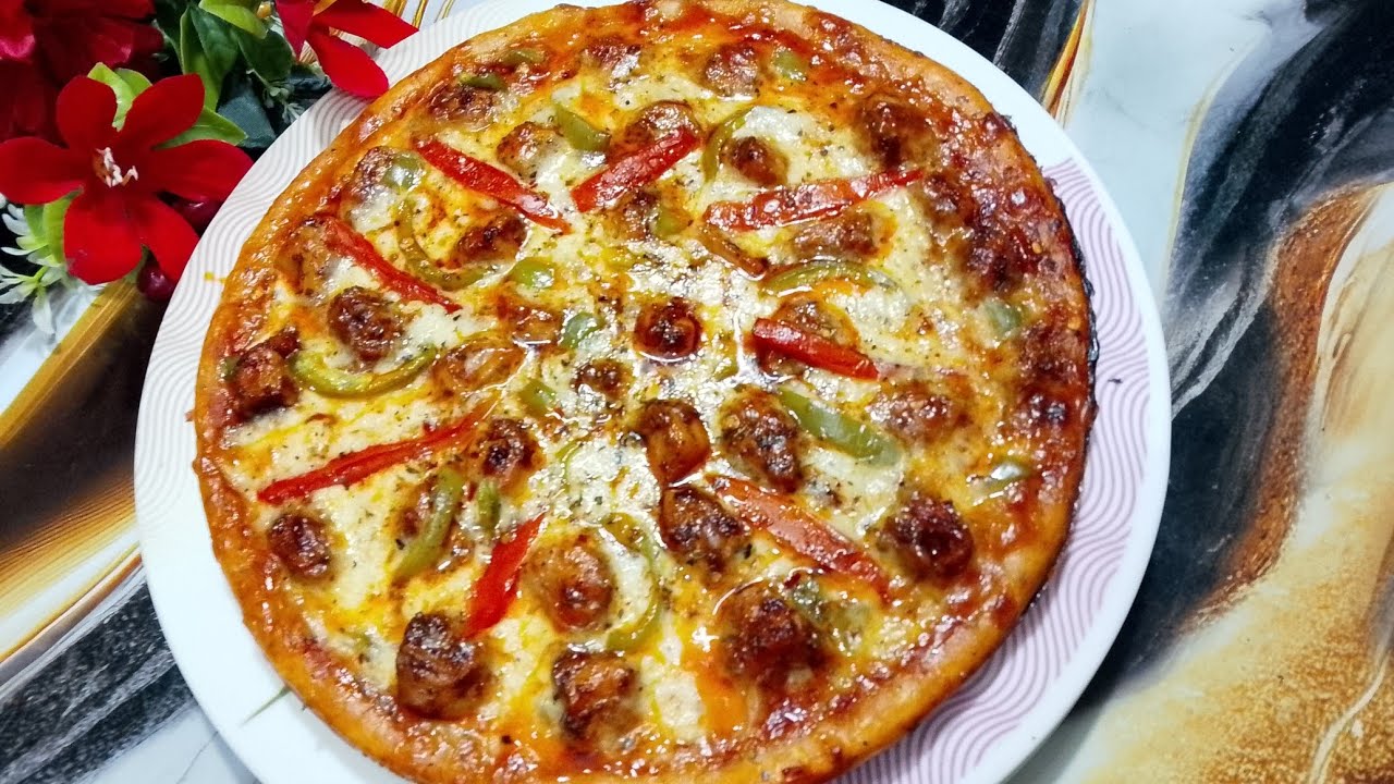 Pizza Recipe Without Oven / پتیلے والا پیزا  / Pizza Dough Recipe / Pizza Recipe 