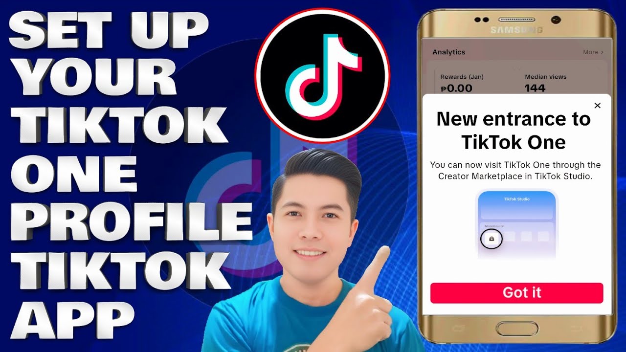 How To Set Up Your TikTok One Profile on TikTok App | Tutorial For Beginners (2026)