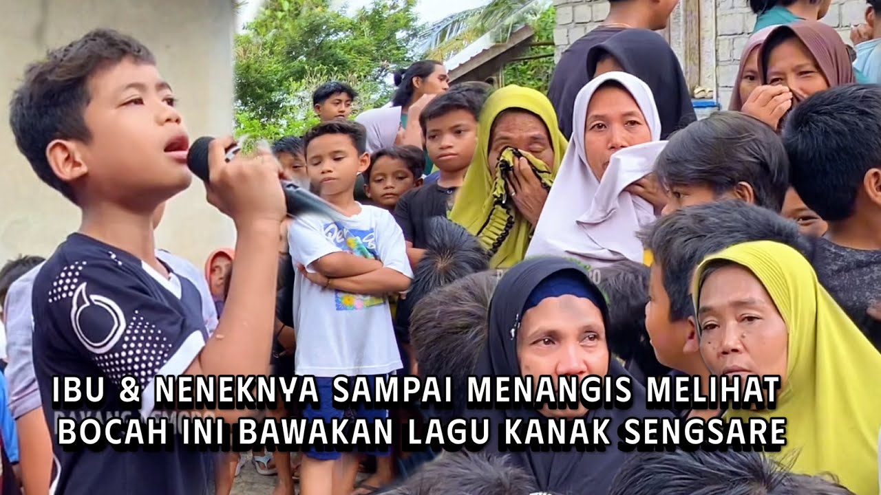 Penonton di bikin haru dan menangis gara gara bocil ini bawakan lagu kanak sengsare