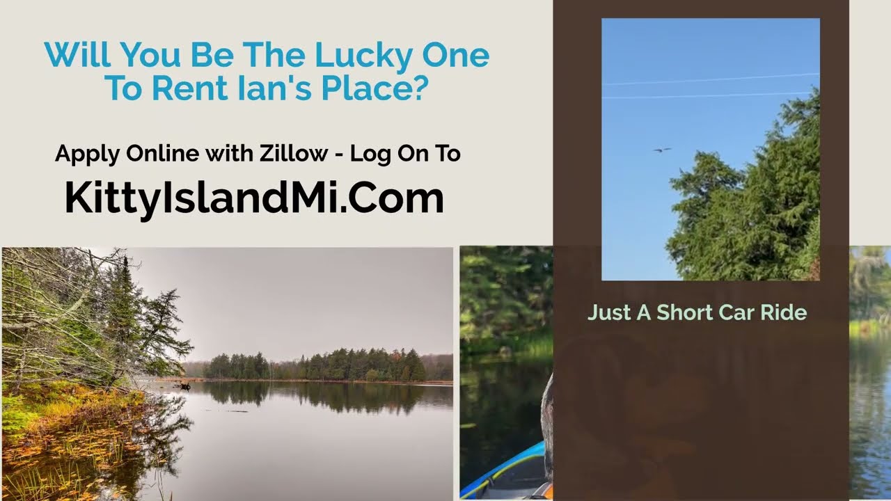 Lake Front Vacation Rental. Pet friendly. Watersmeet, Thousand Island Lake Michigan