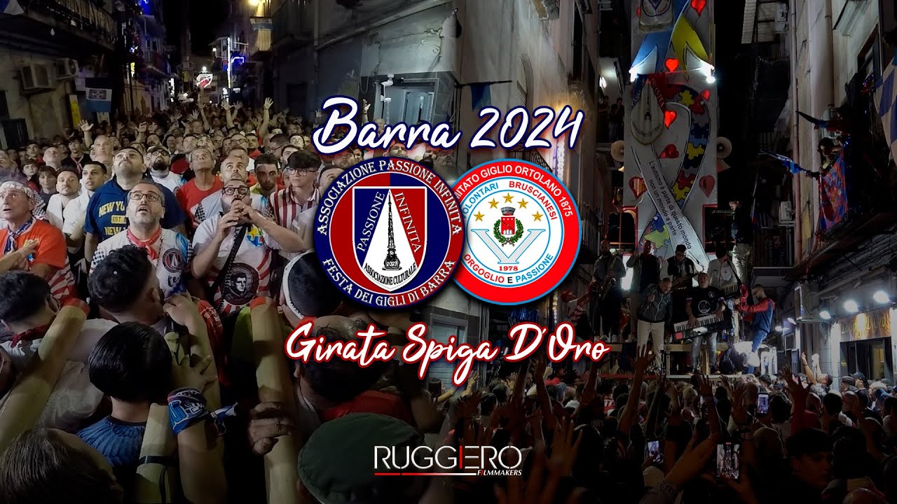 BARRA 2024 - GIRATA SPIGA D'ORO ASS. PASSIONE INFINITA - PARANZA VOLONTARI 1978 ⚪️ 🔴