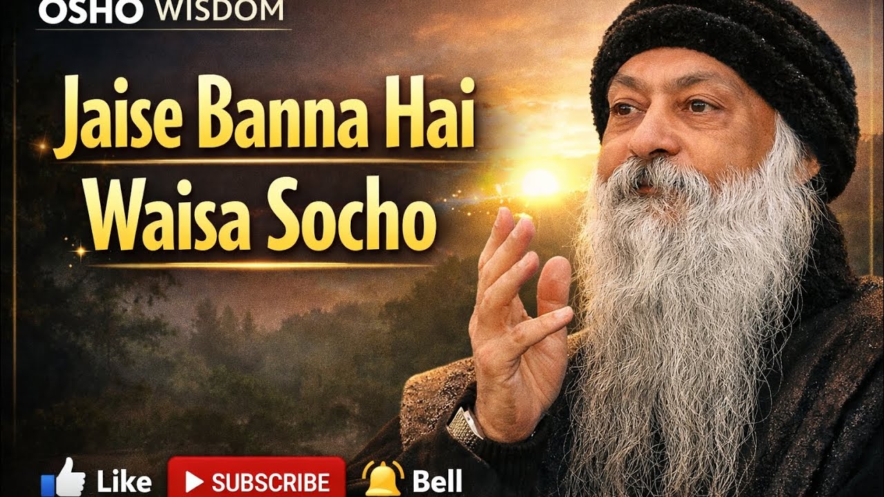 “Jaisa Banna Chahte Ho, Waisa Socho – Osho’s Secret to Creating Your Future”✅ #osho#love