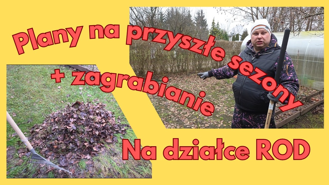 Grudniowe plany na przyszłe sezony na działce ROD | Vlog z Działki ROD