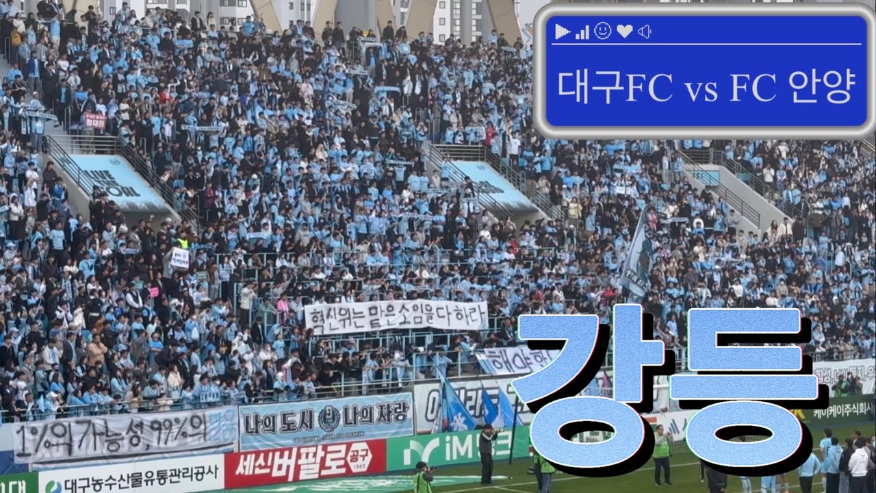 대구FC vs FC안양 / 2025.11.30 / 2부로 자동 강등 그리고 그 후 이야기