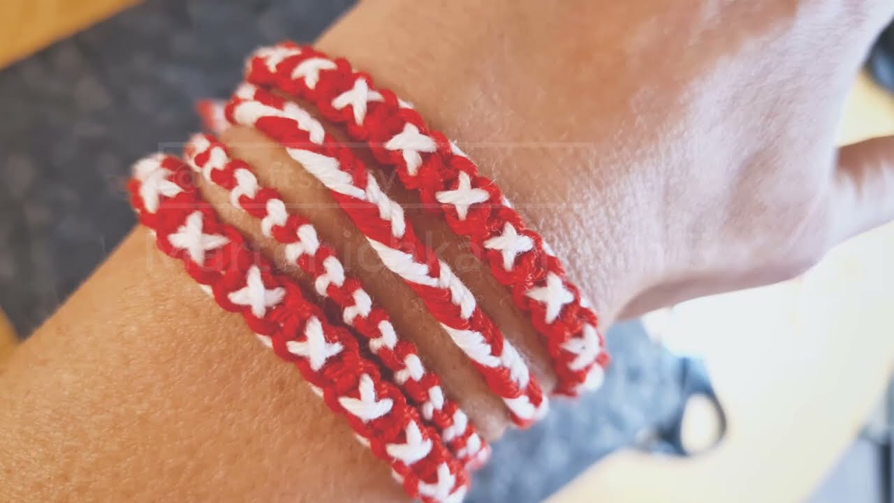 Как сделать 💖 амулет-легкая Мартеница Мартеницы Мартеницы @Crafts Easy