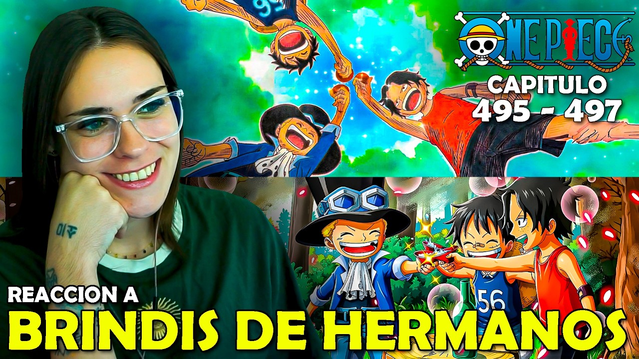 EL BRINDIS DE SABO, ACE Y LUFFY 🥺 | REACCION A ONE PIECE POR PRIMERA VEZ  (495 - 497)