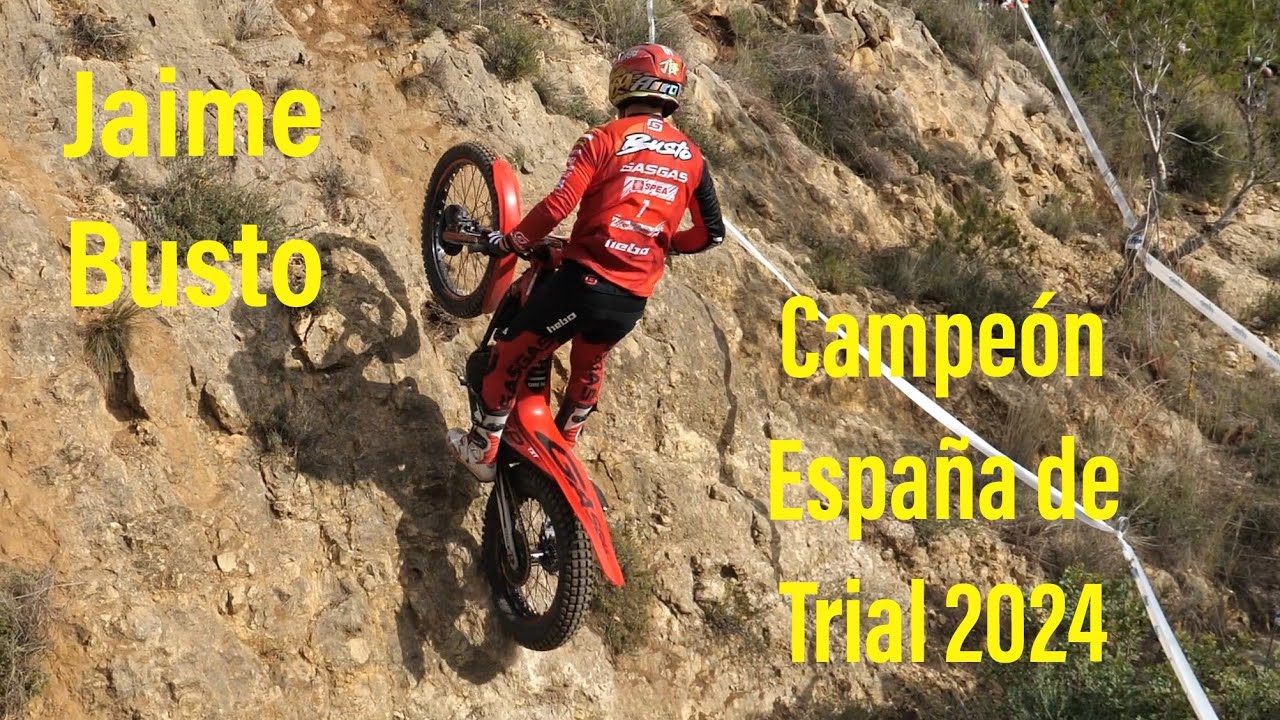 Jaime Busto 🔥 Campeón España de Trial 2024🔥 La Nucia 2024