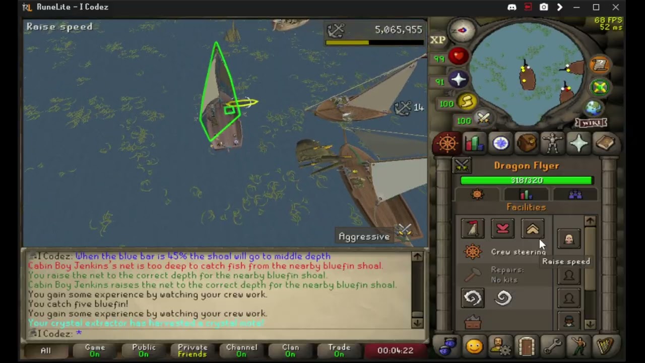 Bluefin deepsea trawling osrs