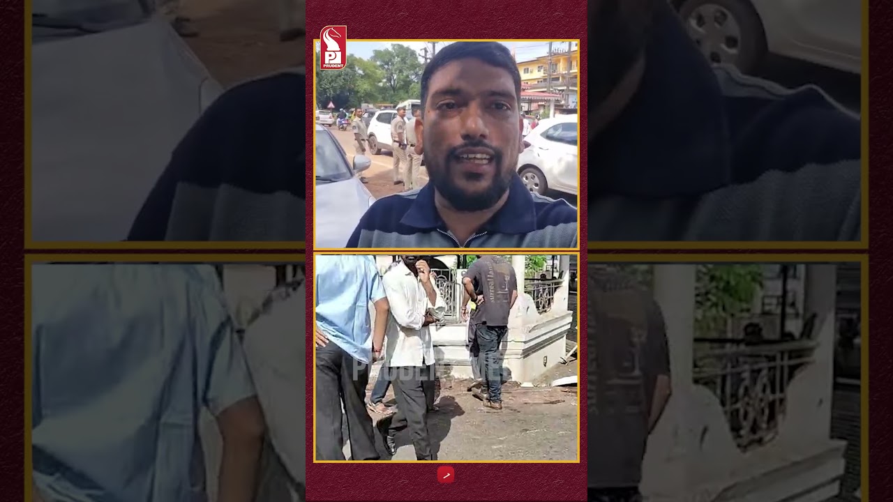 Tempo Traveller Meets With Self-Accident at Bhoma, Road Blocked; No Casualties Reported