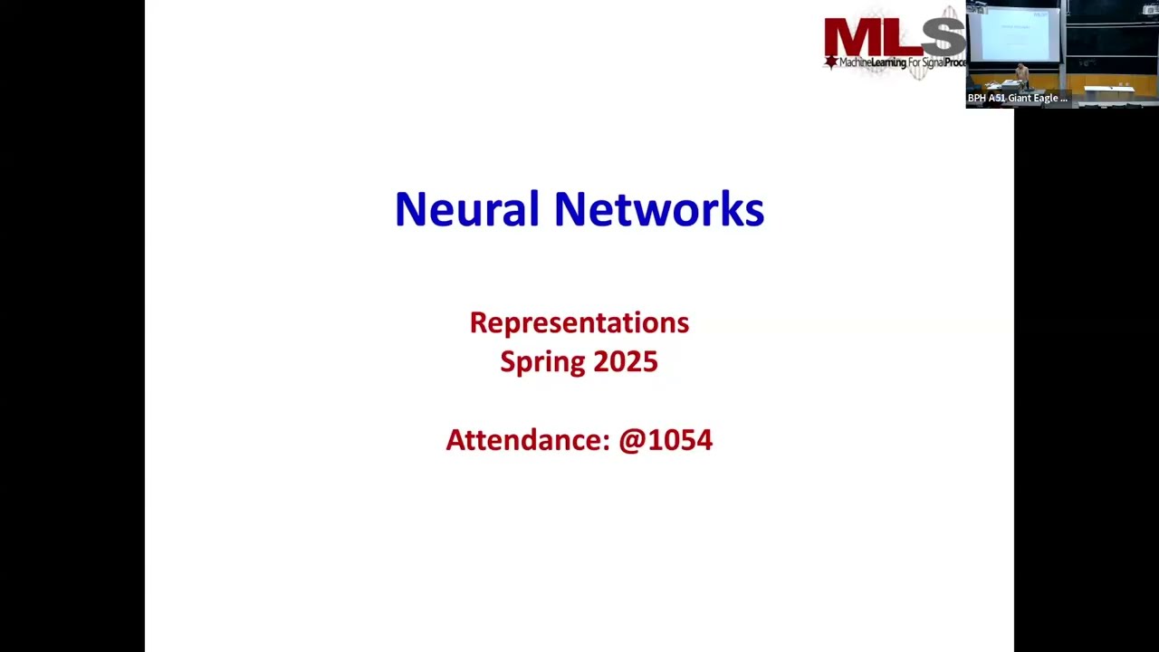 S2025 Lecture 21 - Neural Networks