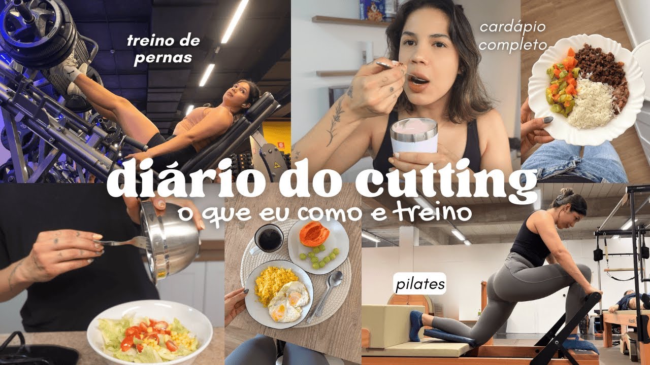 O QUE EU COMO & TREINO EM UM DIA PARA SECAR E GANHAR MASSA MUSCULAR | CARDÁPIO COMPLETO