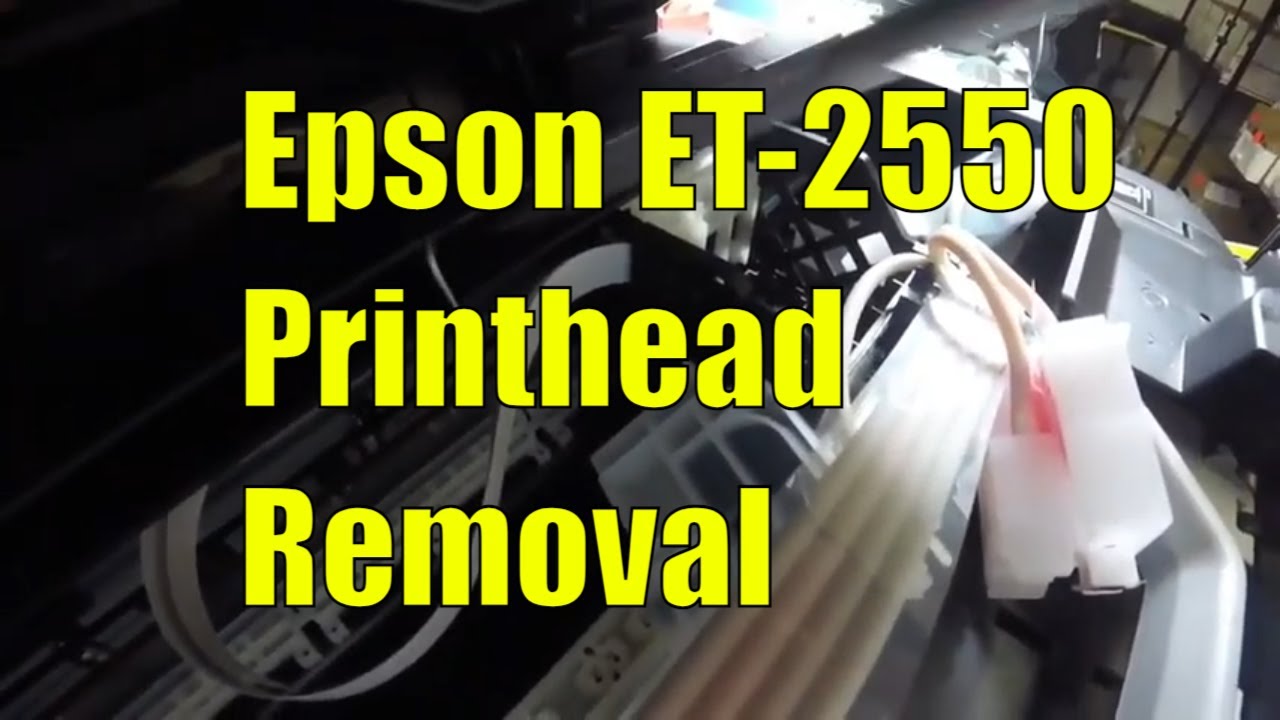 Как заменить печатающую головку Epson ET-2550