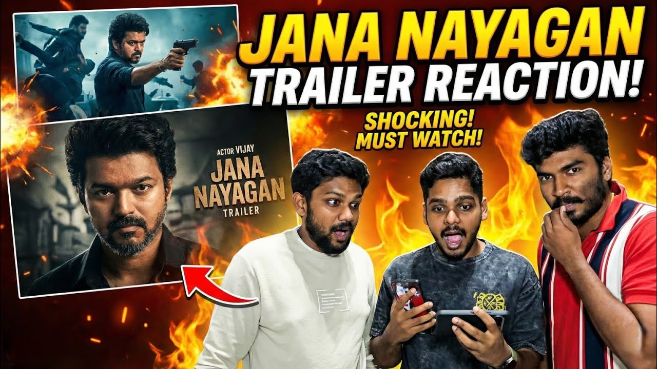 JANA NAYAGAN TRAILER REACTION.
