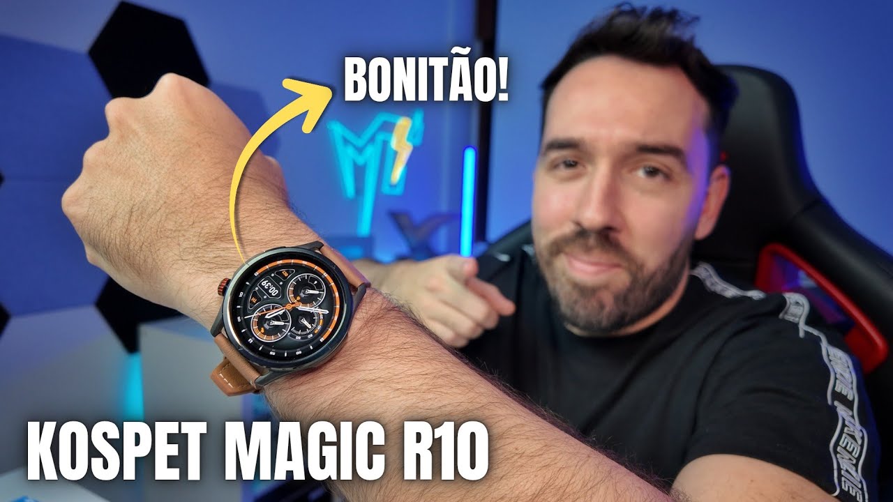 KOSPET MAGIC R10 E MAGIC P10 - SMARTWATCH TOP E COMPLETÃO!