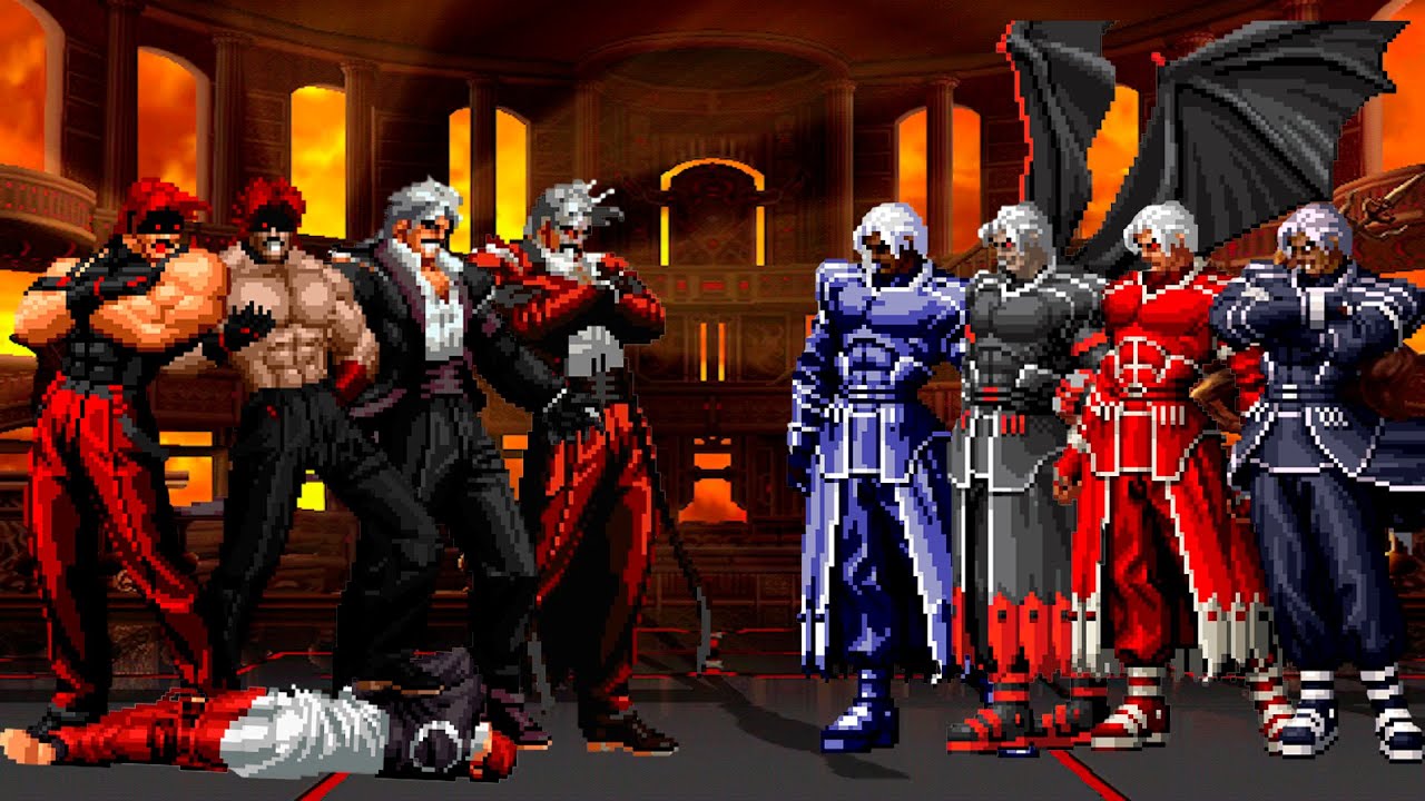 [KOF Mugen] Boss Rugal Team vs Boss Zero Team