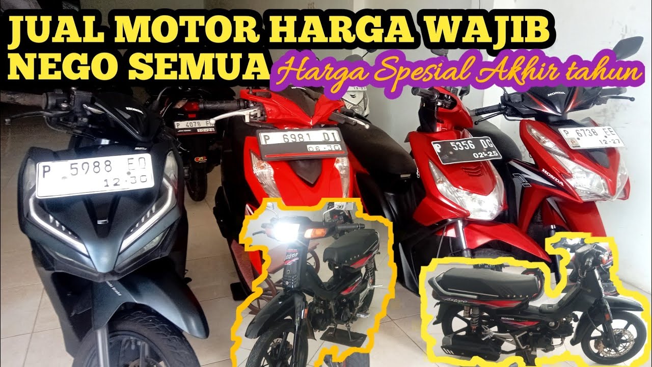 JUAL MOTOR HARGA WAJIB NEGO SEMUA AKHIR TAHUN CUCI GUDANG