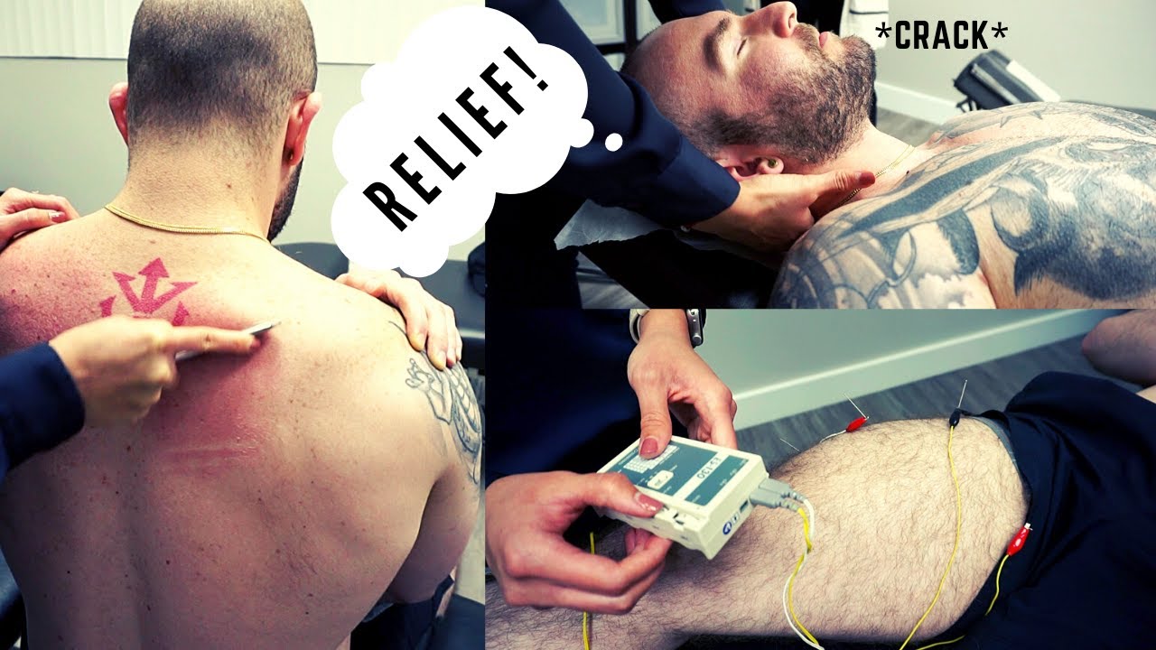 Bodybuilder Visits Sports Chiropractor and Gets Intense Full Treatment with Adjustment | Crack