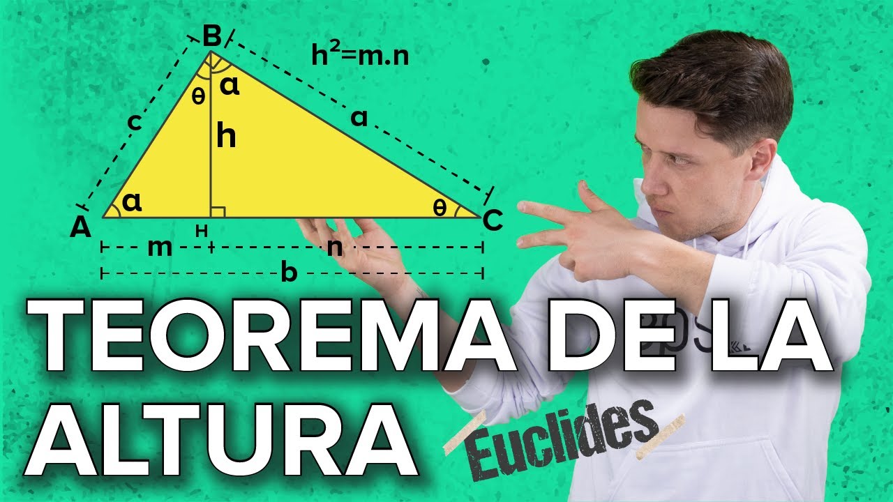 📐TEOREMA DE LA ALTURA - EUCLIDES 📐 #Fácil y #Rápido