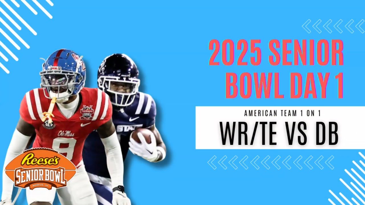 2025 Senior Bowl Day 1 Can American WRs DOMINATE the DBs in 1 on 1s