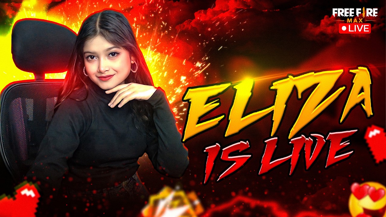 FREE FIRE RANK PUSH WITH ELIZA!! 🚀🔥 | FREE FIRE LIVE #freefire #shortsfeed  #gyangaming #totalgaming