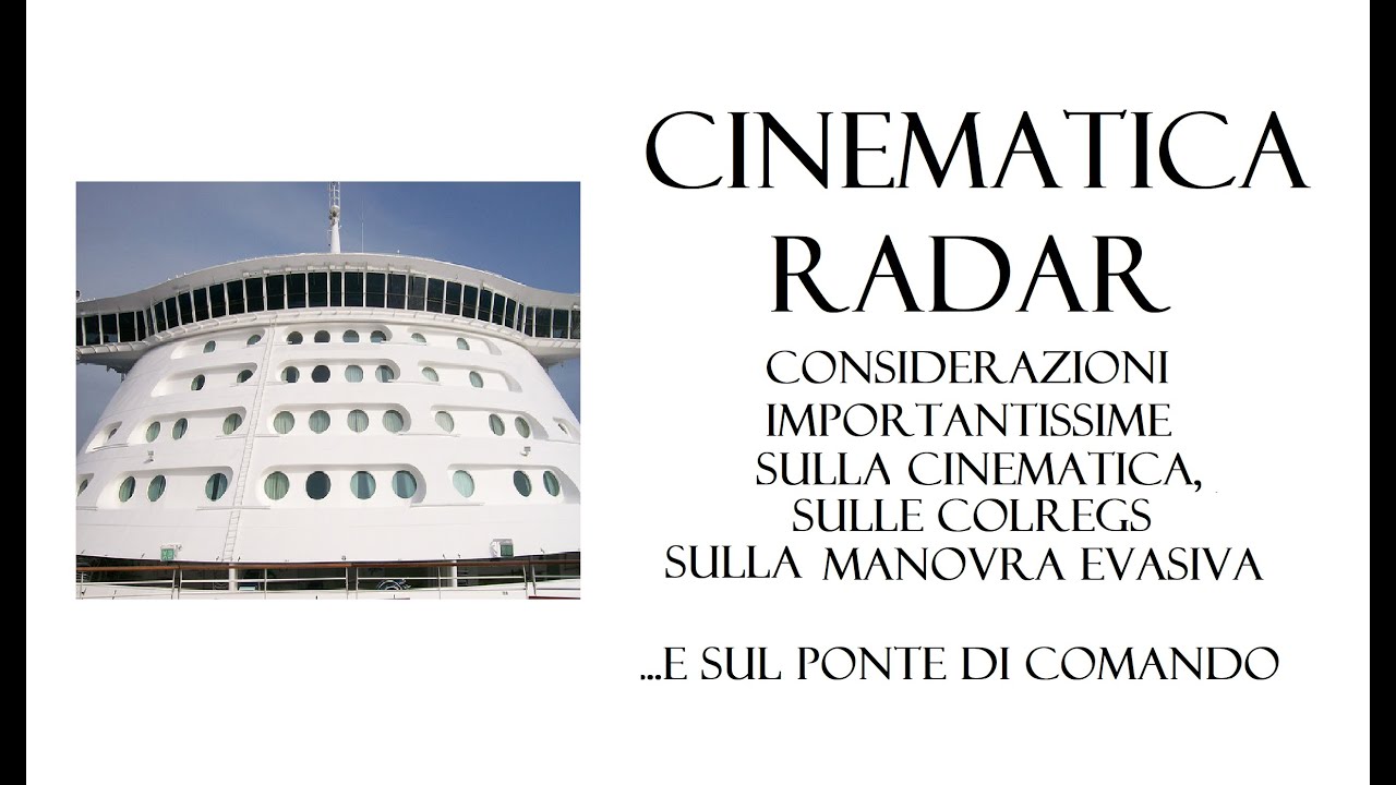 Cinematica RADAR  - Considerazioni IMPORTANTISSIME!