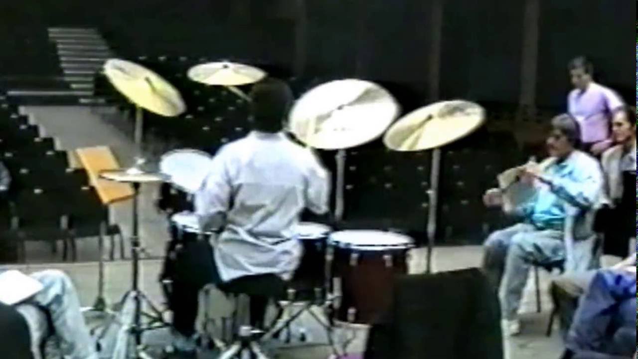 Tony Williams drumsolo at workshop 1987 (previously unseen)