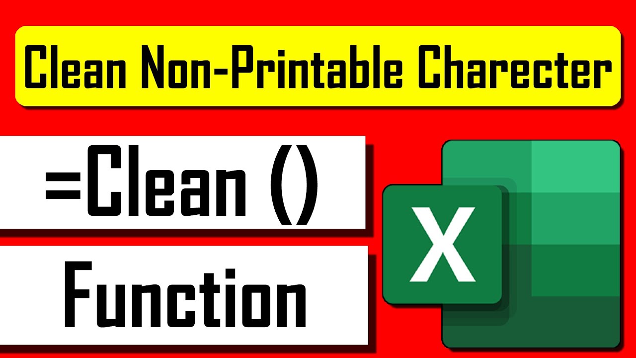 How to Use CLEAN Function in Excel