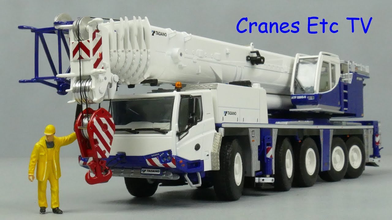 WSI Tadano ATF 220G-5 (Euro 4) Mobile Crane by Cranes Etc TV