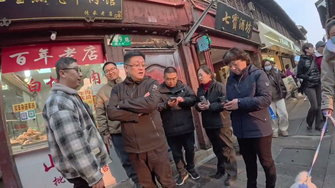 Seven Treasure Ancient Town walk around near Shanghai city center.  Plenty of delicious street food.