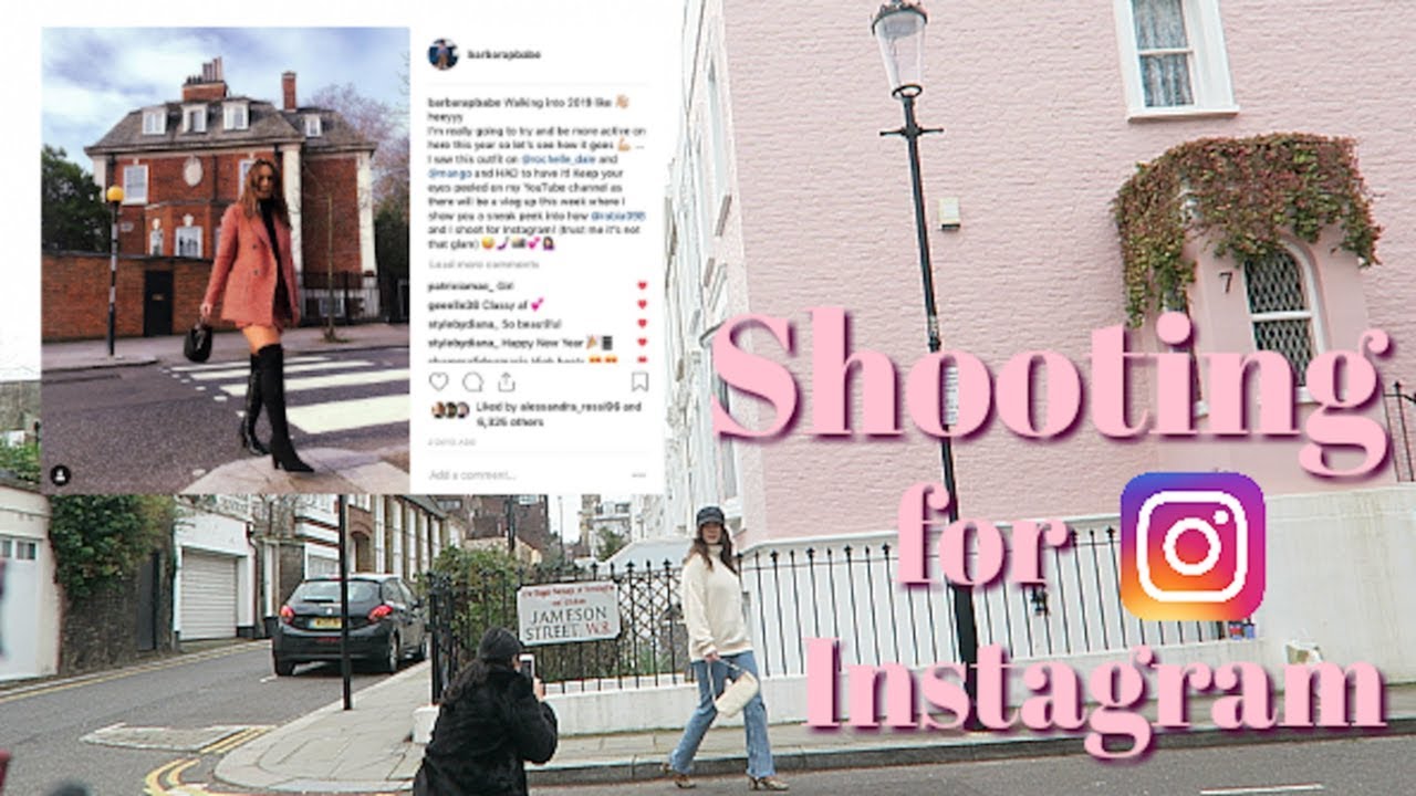 SHOOTING FOR INSTAGRAM AROUND LONDON!!!