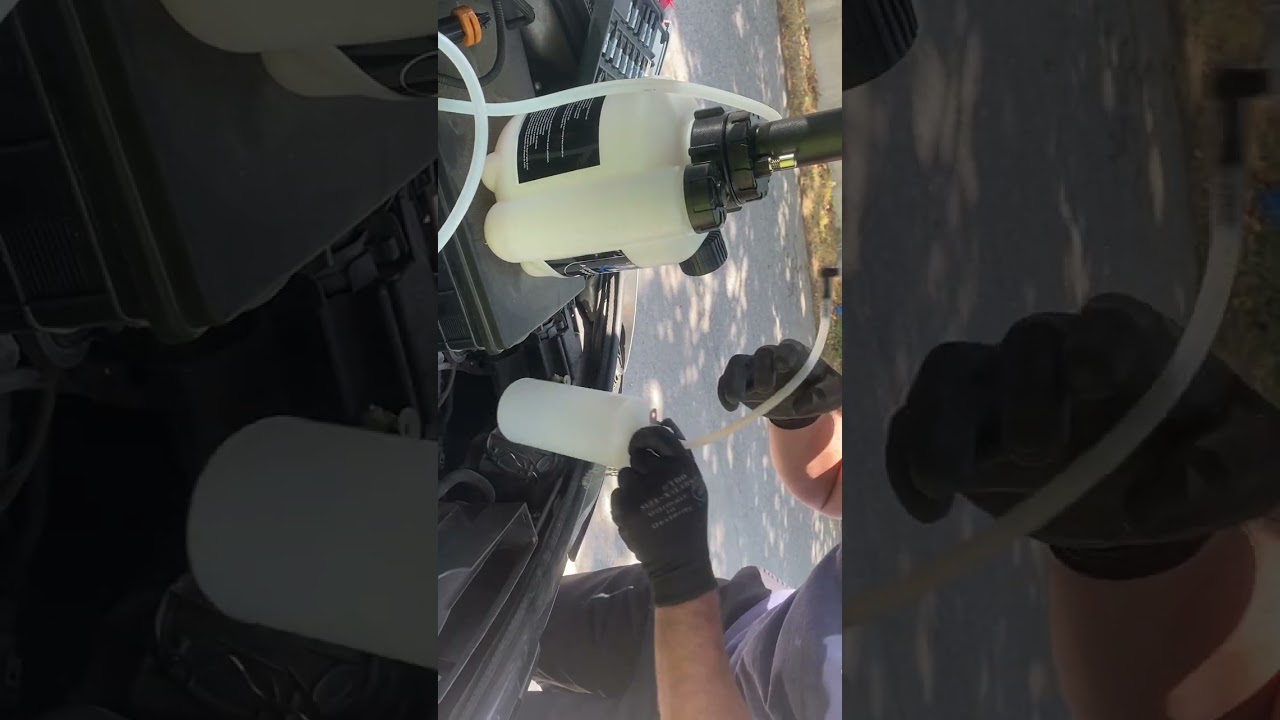 Purge embrayage Audi a3 premier utilisation du purgeur