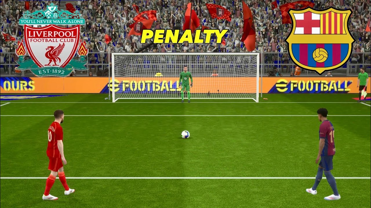 FC Barcelona vs Liverpool Penalty Shootout | LIV vs FCB Match | eFootball