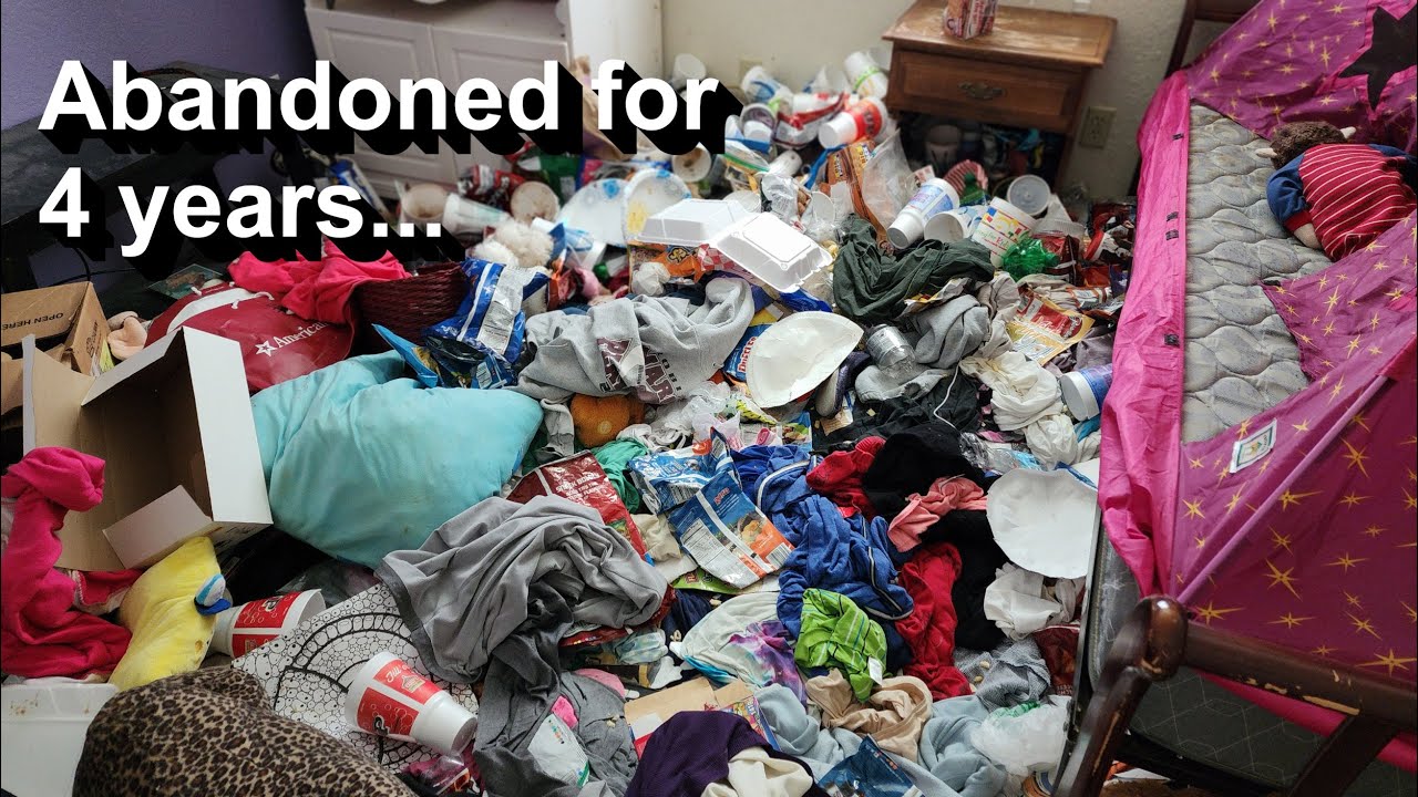 Cleaning a house that's BURIED in trash (for FREE!)