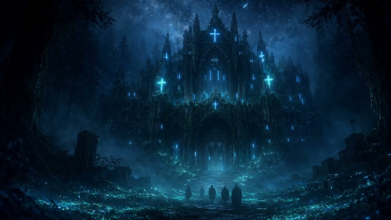 Haunted Forest Dark Ambient for Sleep 🌲 3 Hours † The Dreaming Night Forest [RPG / D&D] F0008