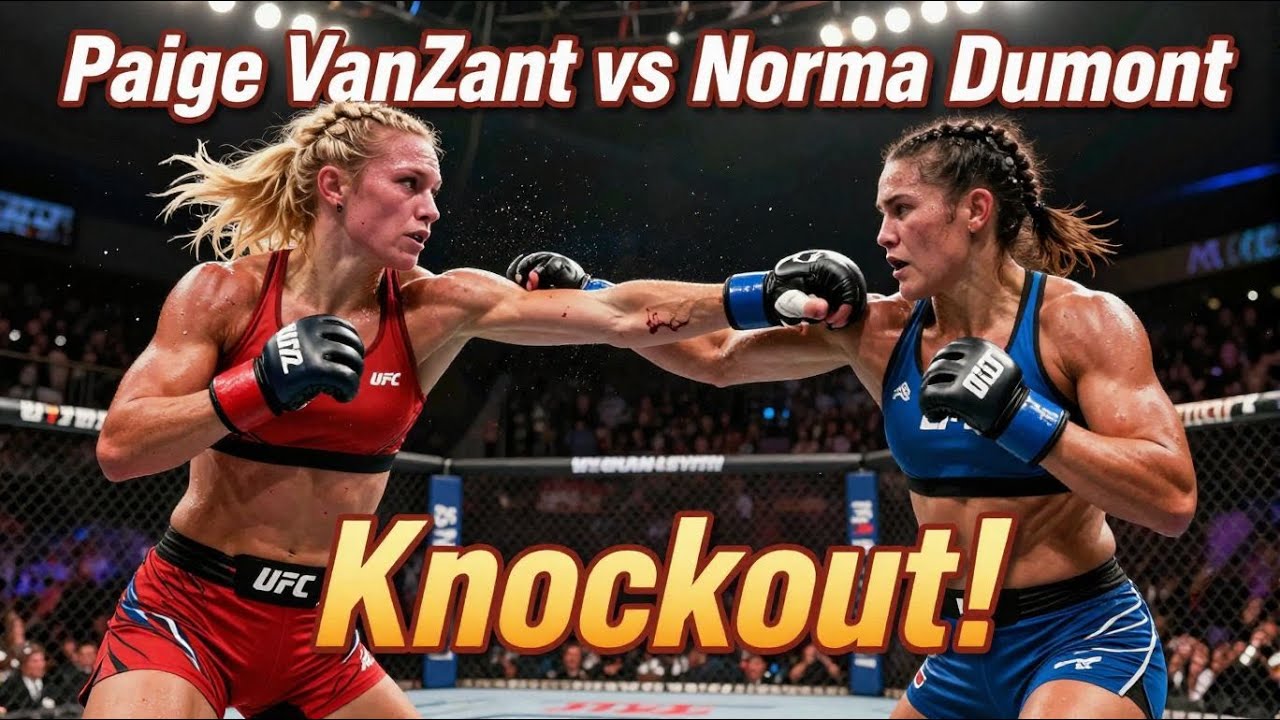Пейдж ВанЗант против Нормы Дюмон | Нокаут в бою за титул чемпионки UFC в легчайшем весе среди женщин