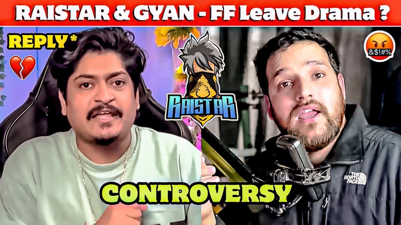 Gyan Gaming & Raistar vs Bin Zaid - Controversy ?🤬|| IS Leaving Free Fire A Drama !💔|| REPLY🙏