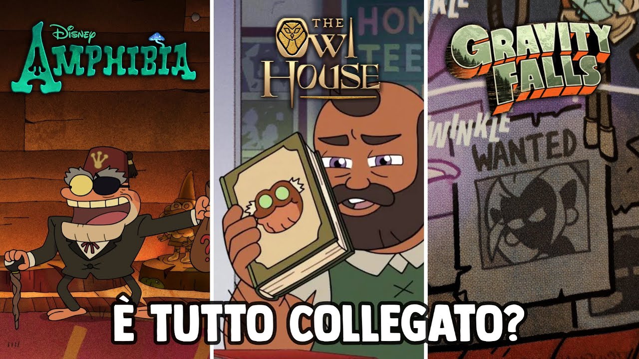 Gravity Falls, The Owl House ed Amphibia sono COLLEGATE? - La Teoria del Multiverso Disney TVA