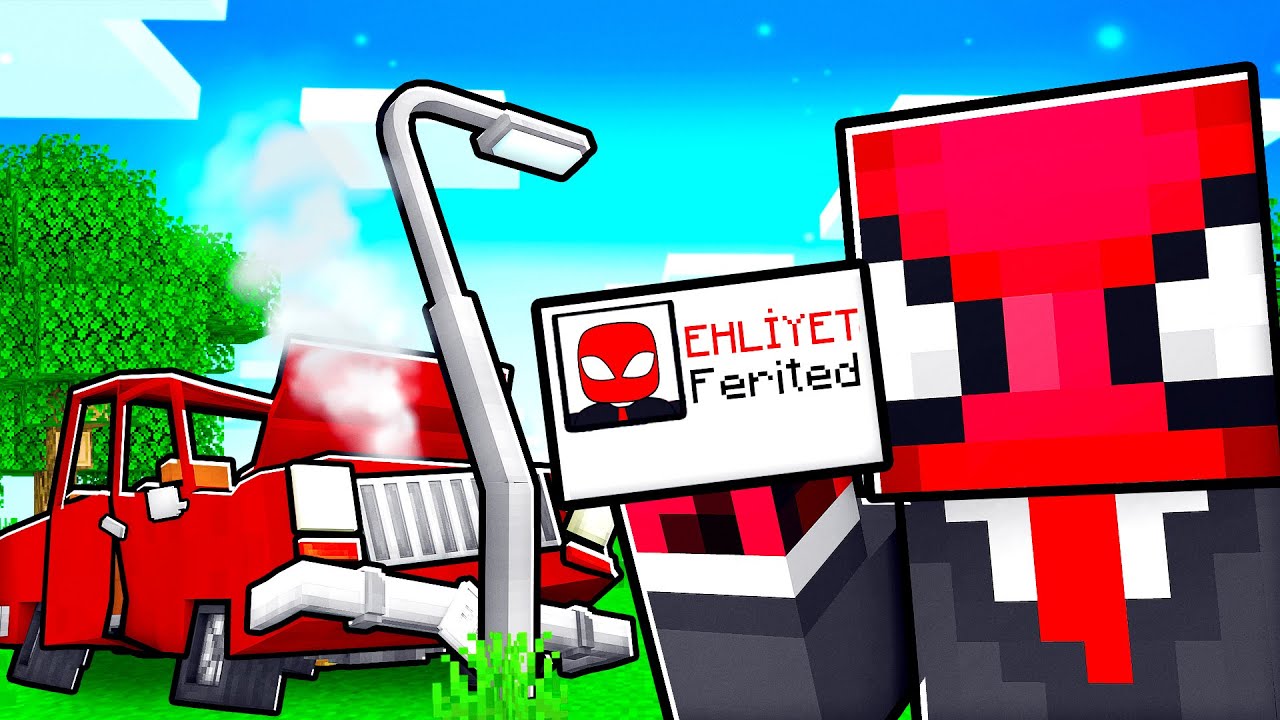 NEDEN TARIK'ın SÜRÜCÜ KURSUNU TROLLEDİM? - Minecraft