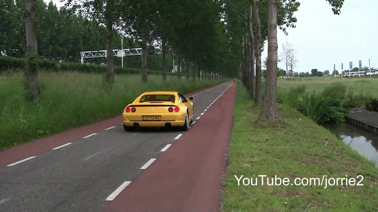 Exotic cars accelerating! Spyker C8 Spyder Challenge Stradale Scuderia SLS AMG BMW M5 Audi S5 CC8S