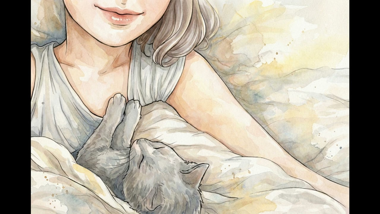 ふわふわグレー子猫