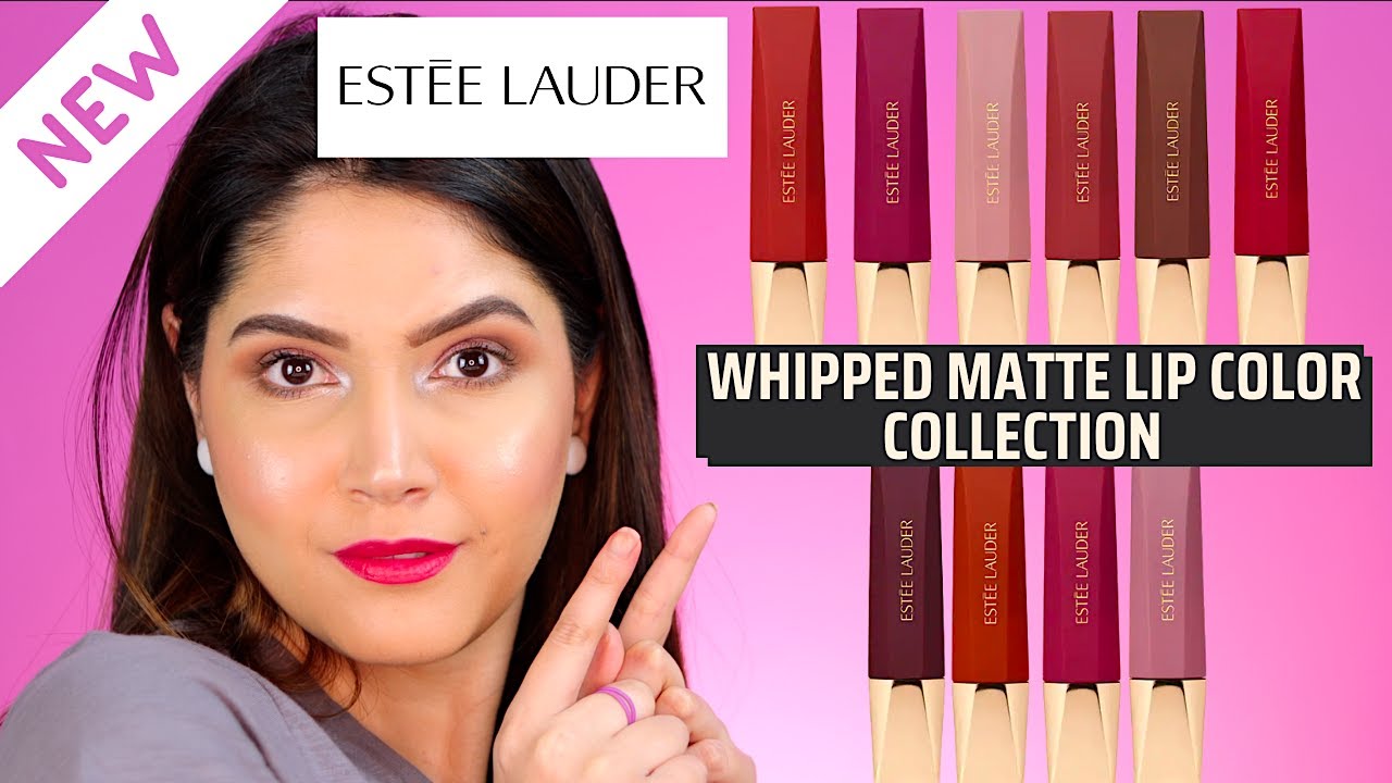 ESTEE LAUDER PURE COLOR WHIPPED MATTE LIP COLOR | LIP SWATCHES
