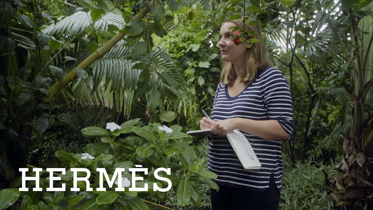 The beauty of nature inspires Herm&egrave;s&rsquo; silk scarves designers | Herm&egrave;s Footsteps Across The World
