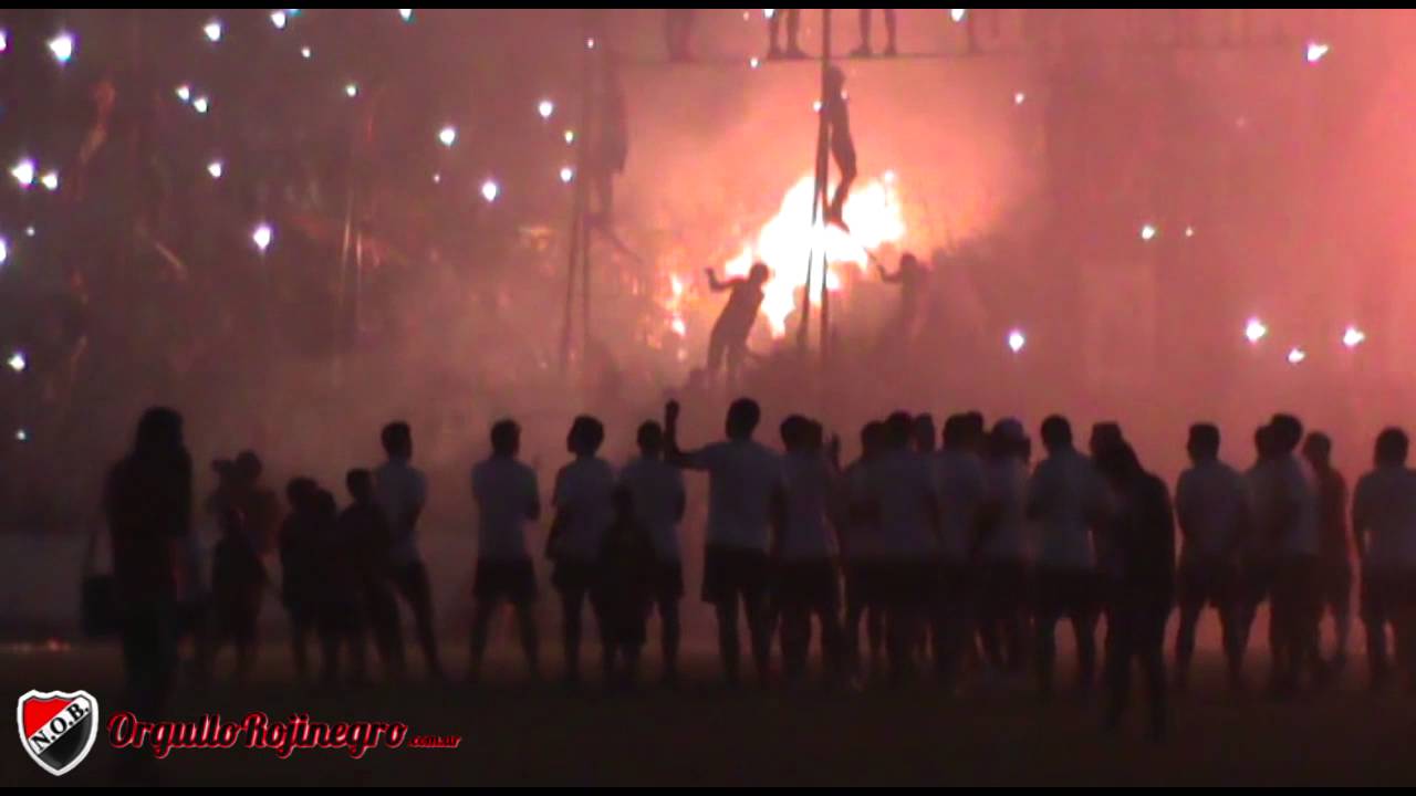 Banderazo Colosal previo al clásico - Fecha 02. OrgulloRojinegro.com.ar