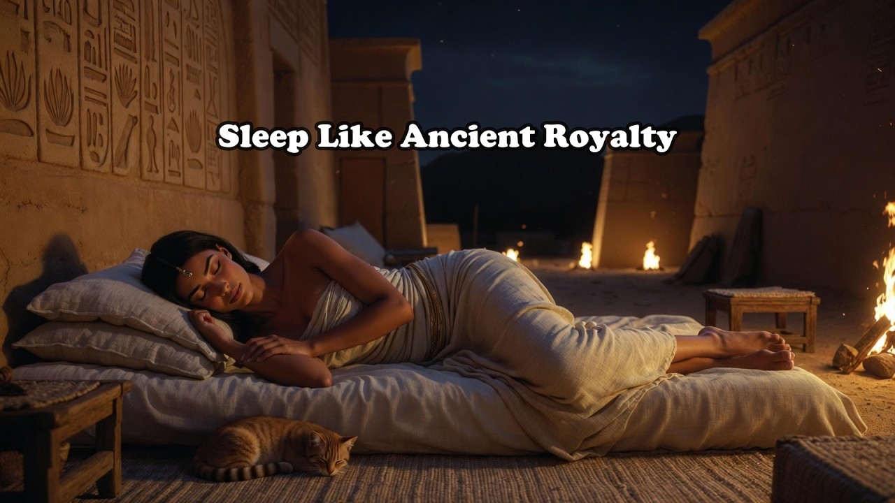 Lost in Ancient Egypt | Night Rain Sounds for Deep Sleep