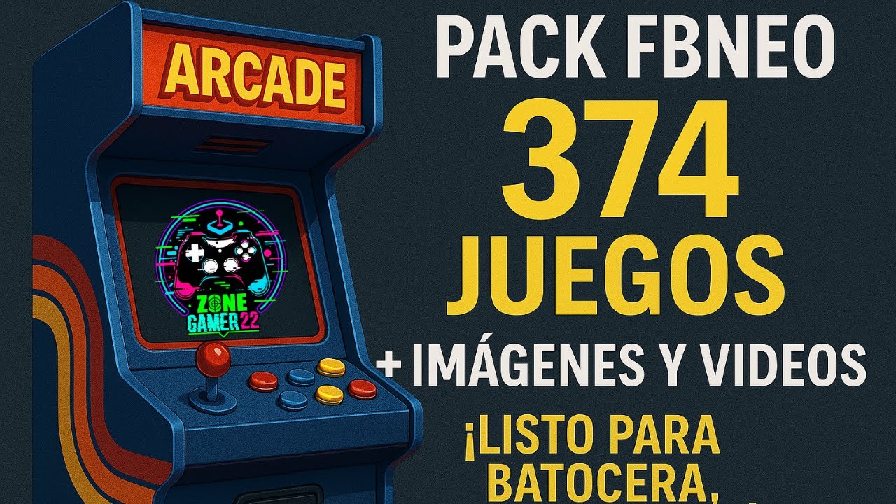 FinalBurn Neo👾Con Mas De 374 Juegos Famosos de la epoca 70/80/90👾Pack Completo Listo y Scrapeado👾