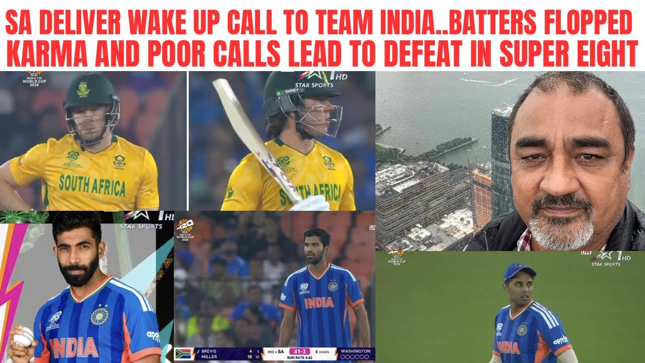 SA DELIVER WAKE UP CALL TO TEAM INDIA..BATTERS FLOPPED..KARMA AND POOR CALLS LEAD TO DEFEAT 
