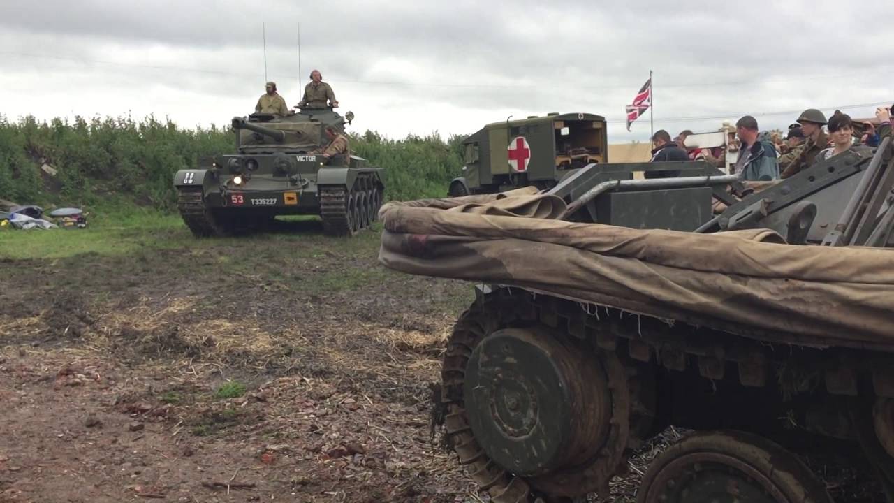British Cromwell, Valentine & Comet Tanks At Yorkshire Wartime Experience 2016