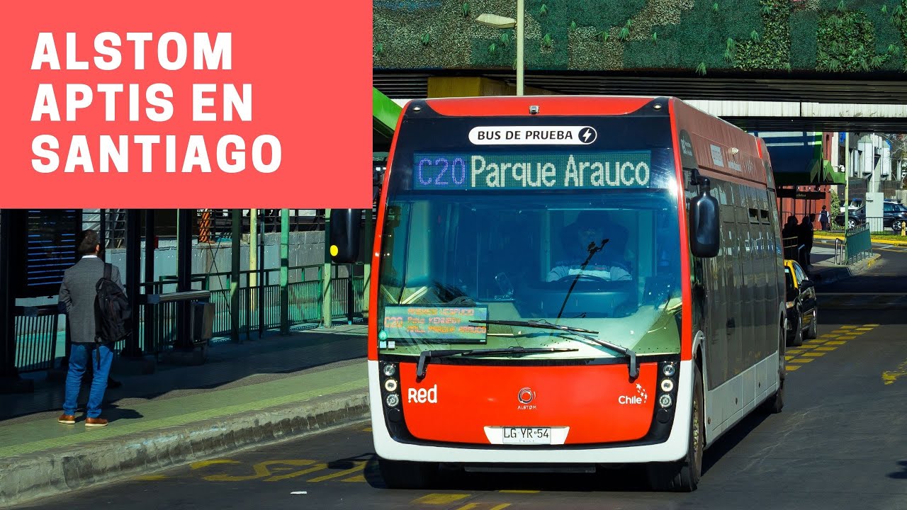 RED | Bus El&eacute;ctrico Alstom Aptis en Chile,  por recorrido C20