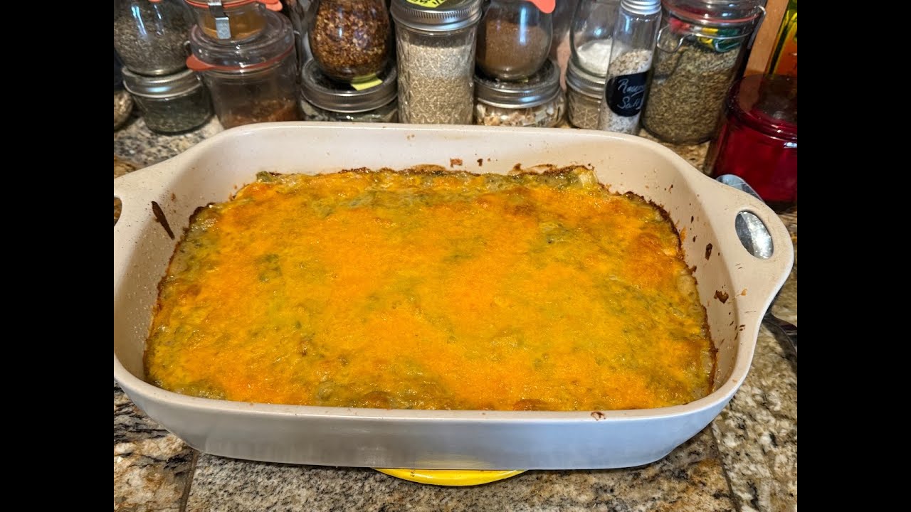 Mexican Chicken and Green Chile Casserole -#MarchingInWithCasseroles